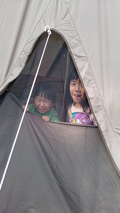 生まれて初めてのテント泊！！