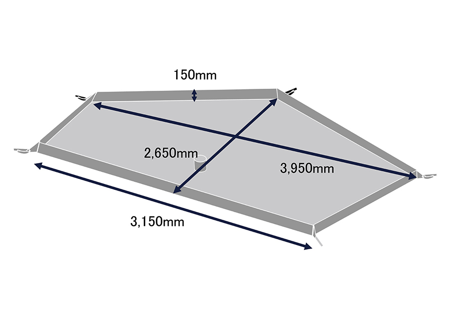 サーカスグラウンドシートハーフ｜TENT｜PRODUCTS｜tent-Mark DESIGNS