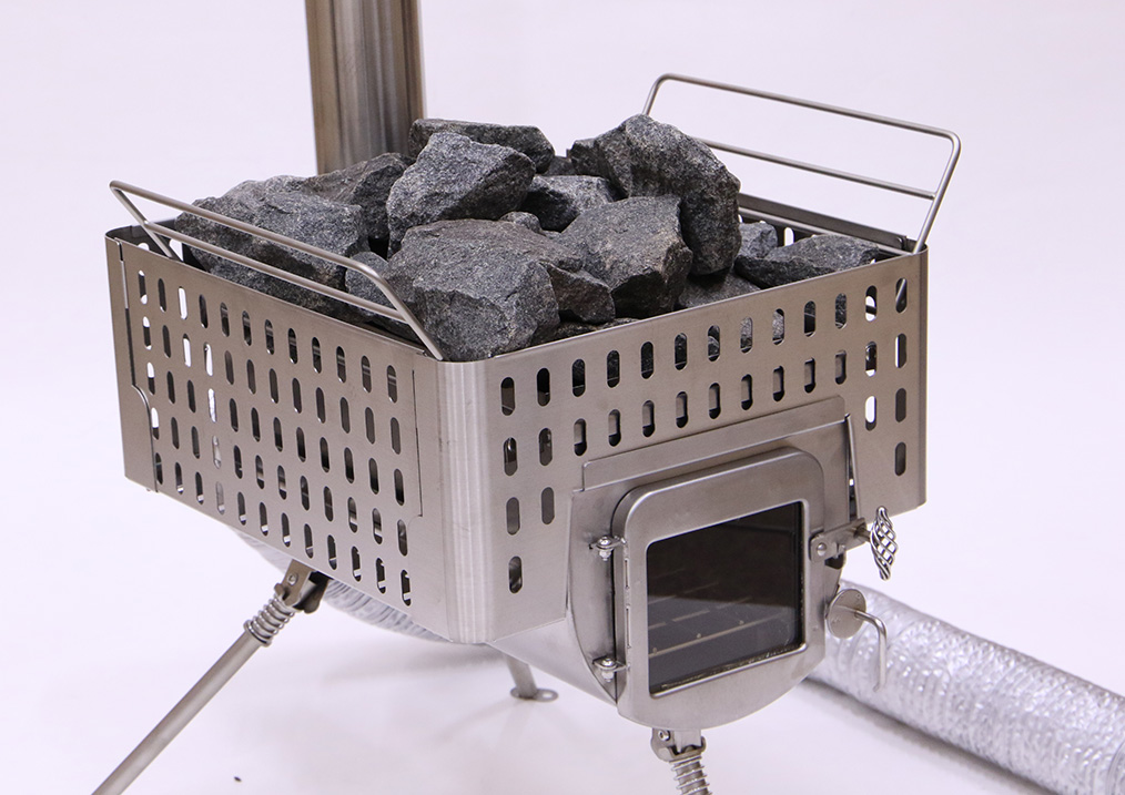 Wood stove outside air Sauna stove L｜TAKIBI｜PRODUCTS｜tent