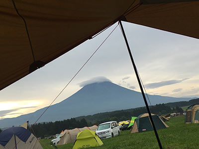 日本一の山を独り占め